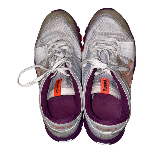 Reebok Women's Your Flex Trainette J90620 White Purple Running Shoes Size 9 - Picture 5 of 7